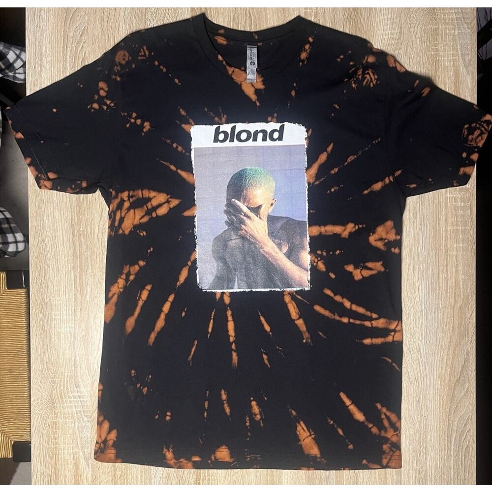 Frank Ocean Blonde Bleach Tie Dye TShirt Large